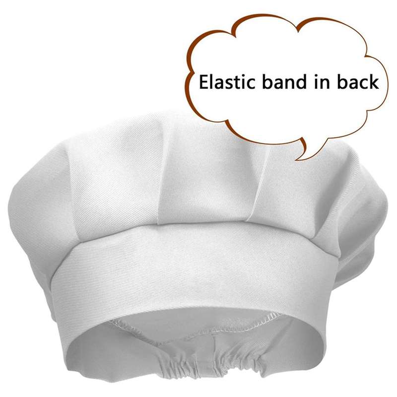 12-piece Children's Apron and Chef Hat Set Adjustable