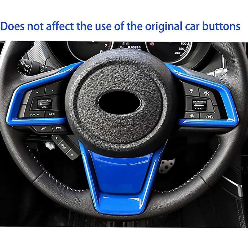 Steering Wheel Panel for Ascent 2019-2022, Impreza 2017-2022, Blue