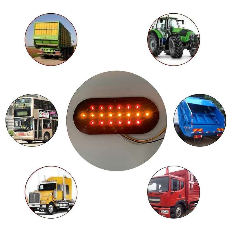 20led E4 Flowing Stop Brake Turn Signal Rear Tail Light
