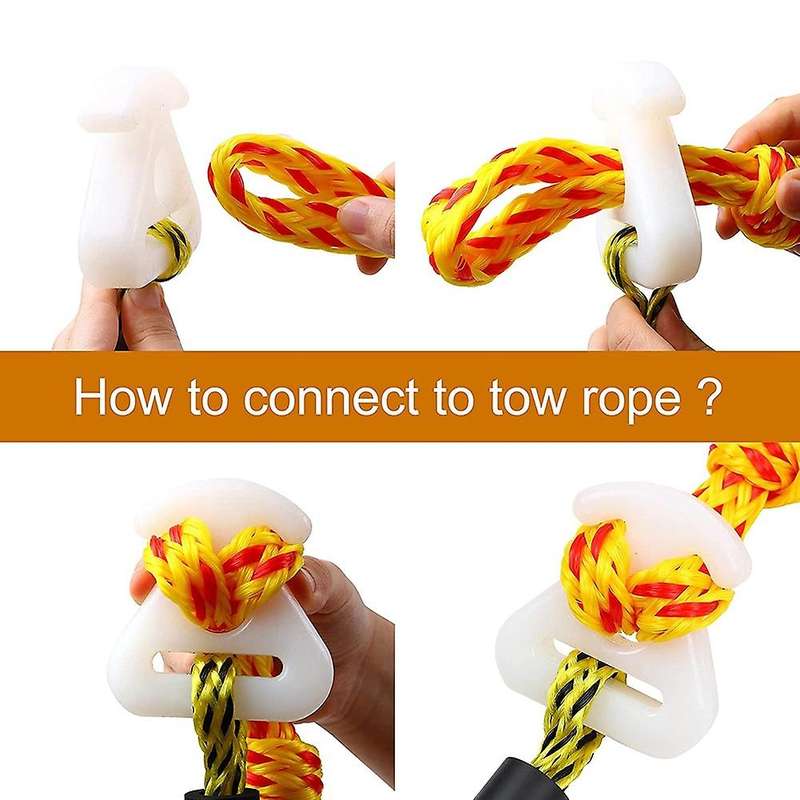 Watersports Boat Tow Harness with Heavy Duty Quick Connector