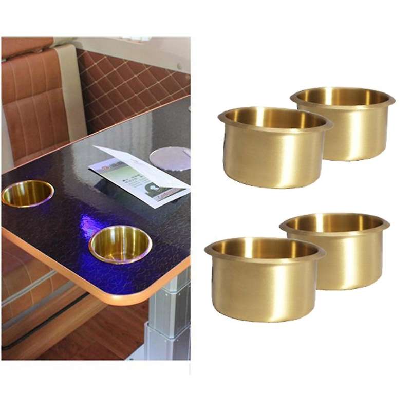 Water Big Round Cup Holder Yacht Rv Modified Plug-in Cup Holder
