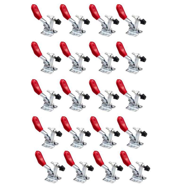 20pc Gh-201a Horizontal Toggle Clamp Quick-release Toggle Clamps Set