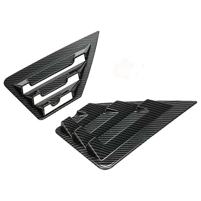 1 Pair Car Rear Window Louver Shutter Cover for Toyota C-hr 2016-2019