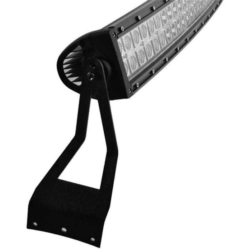 52 Inch Curved Led Light Bar Upper Windshield Roof Mount Brackets