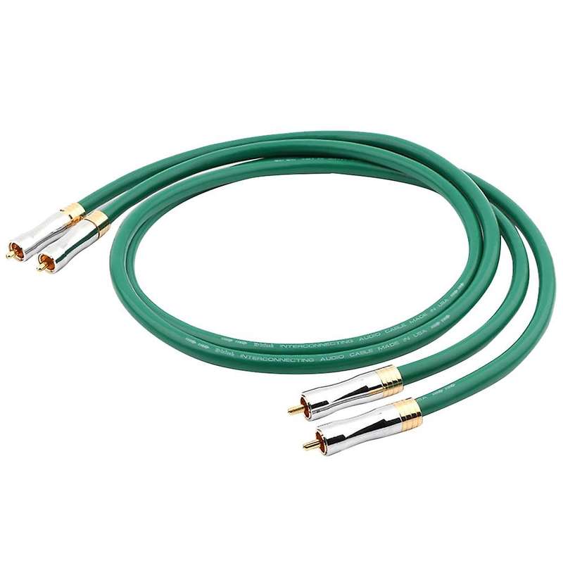 2328 99.998% Pure Copper Hifi Audio Cable Rca Interconnect Cable