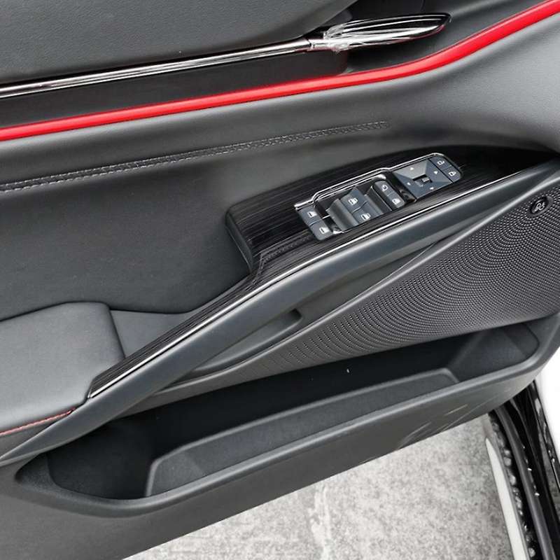 For Ford Evos 2022 Stainless Steel Car Window Glass Lift, Black