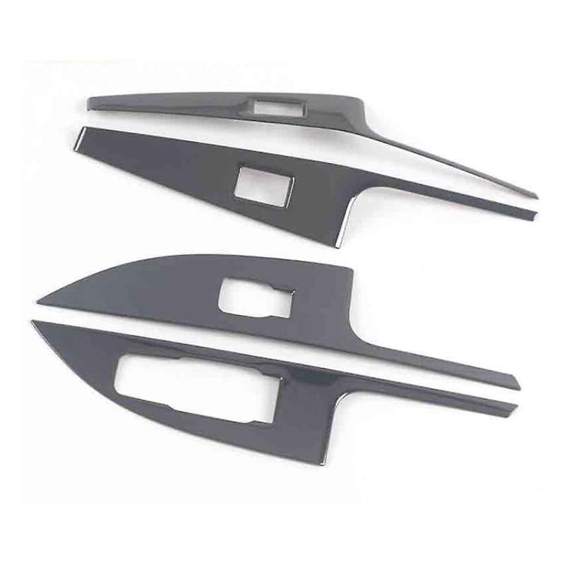 For Ford Evos 2022 Stainless Steel Car Window Glass Lift, Black
