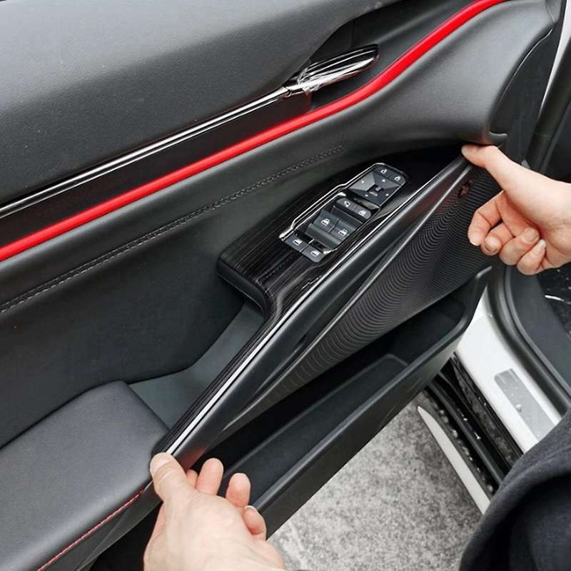 For Ford Evos 2022 Stainless Steel Car Window Glass Lift, Black