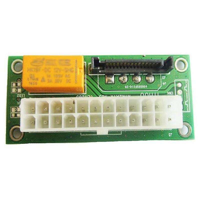 10pcs Dual Psu Power Supply Sync Adapter Add2psu Atx 24pin, Sata Port
