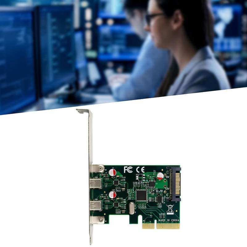 Pci-e to 2 Ports Usb3.1 Type-c 10 Gbps High-speed Rear Expansion Card