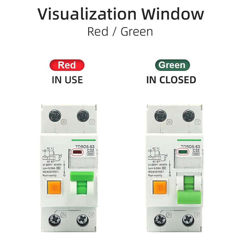Type A Rcbo 6ka 1p+n Circuit Breaker with Over Current & Leakage ,40a