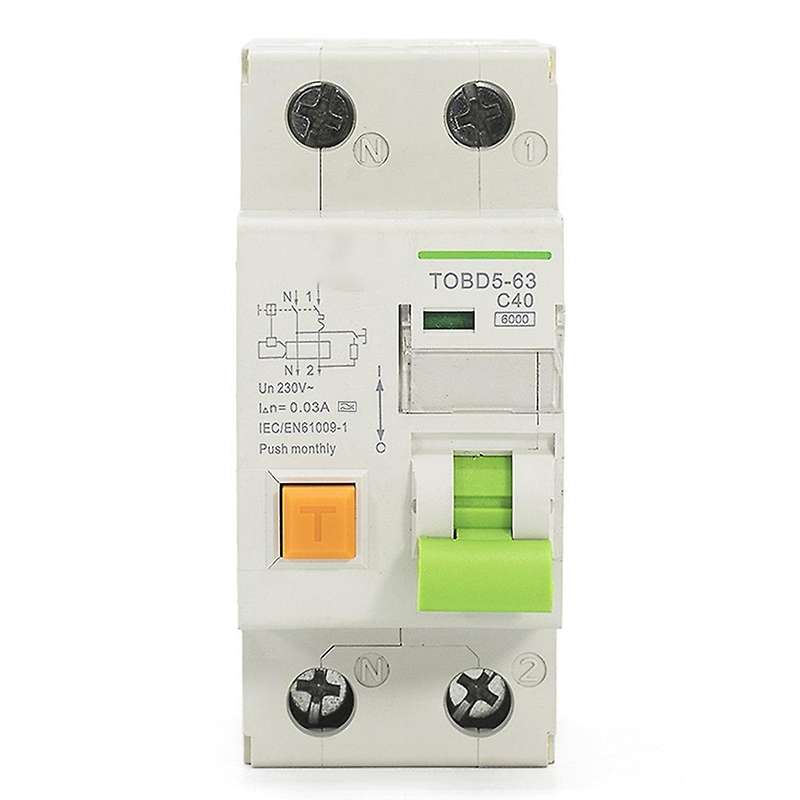Type A Rcbo 6ka 1p+n Circuit Breaker with Over Current & Leakage ,40a