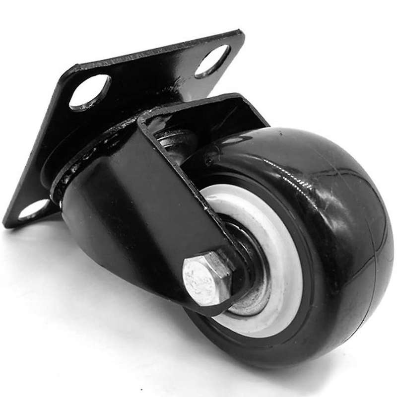 4 Pcs Swivel Caster Wheels 2 Inch Polyurethane Total Capacity 300lbs