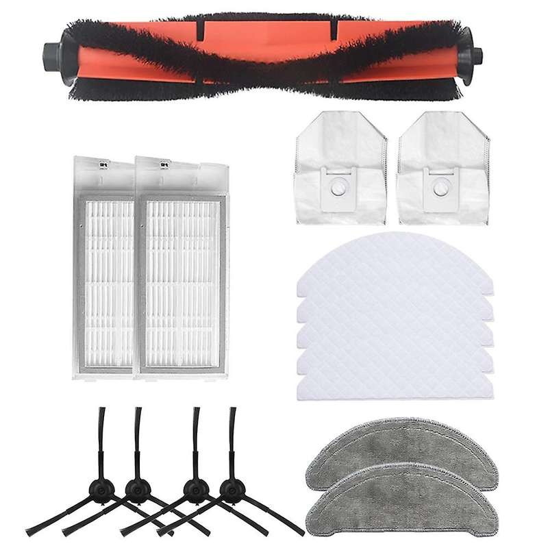 Mops Cloths Rag Dust Bags Rolling Main Brush for Roidmi Eve Plus
