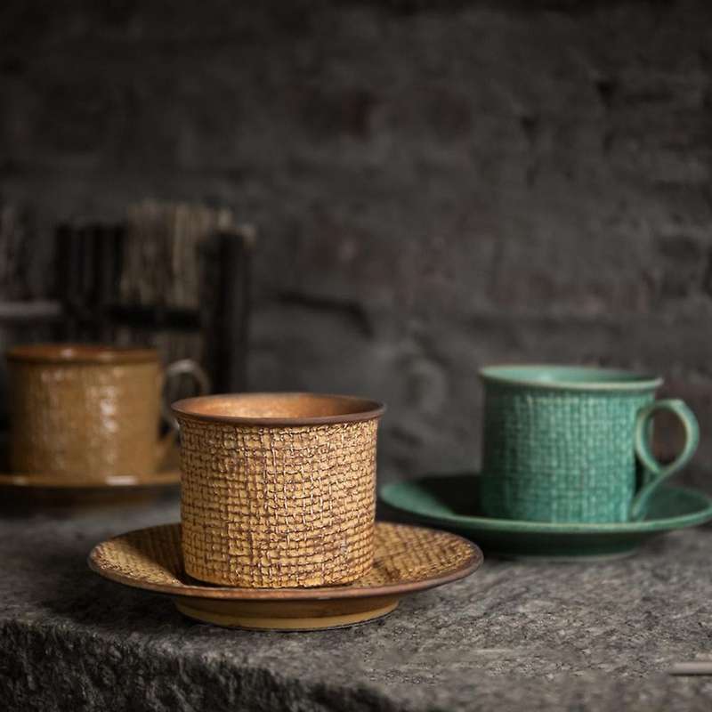 Japanese Classic Vintage Cup and Saucer Ceramics Simple Tea Sets 2
