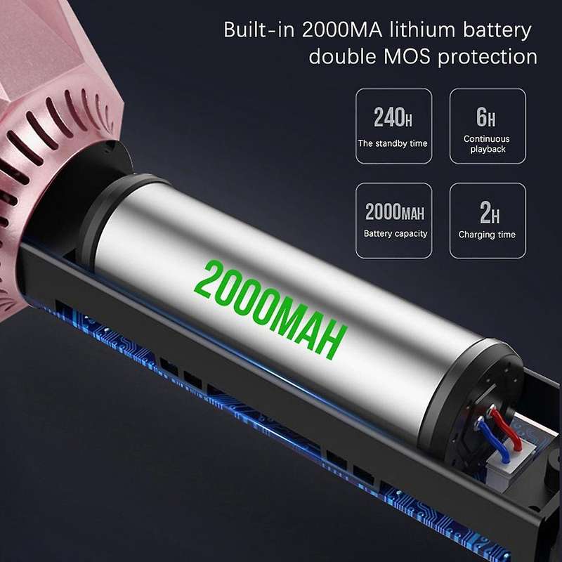 Bluetooth Condenser Karaoke Mic Dazzle Color Handheld Stereo Gold