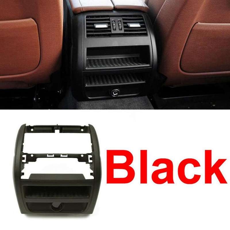 Car Rear Air Outlet Frame Ac Vent Grille For-bmw Black