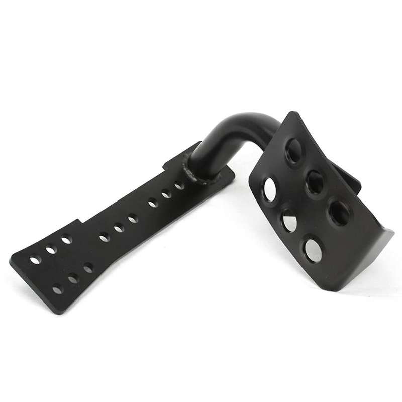 Left Side Dead Pedal Footrest Kick Panel Rest Kick Panel, Black