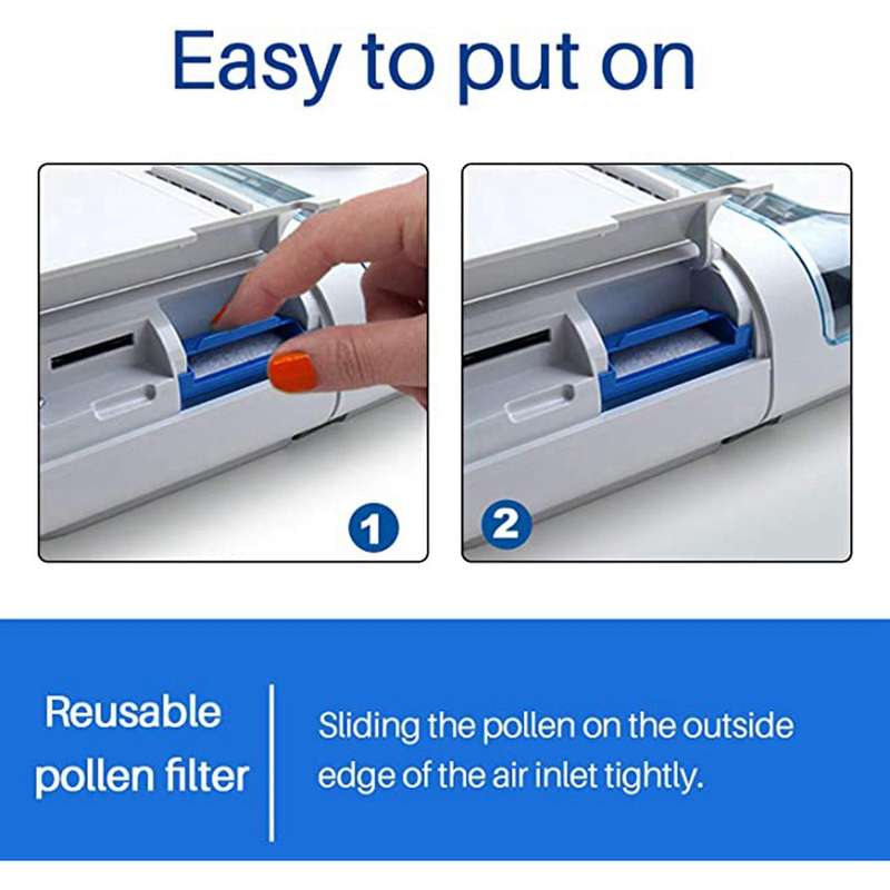 12 Reusable Filter Slot + 12 Disposable Ultra-fine Filters
