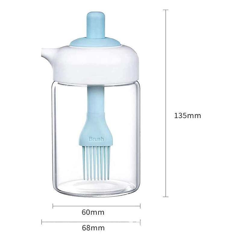 3 Pcs Oil Dispenser Bottle,with Silicone Brush,for Cooking,bbq,baking