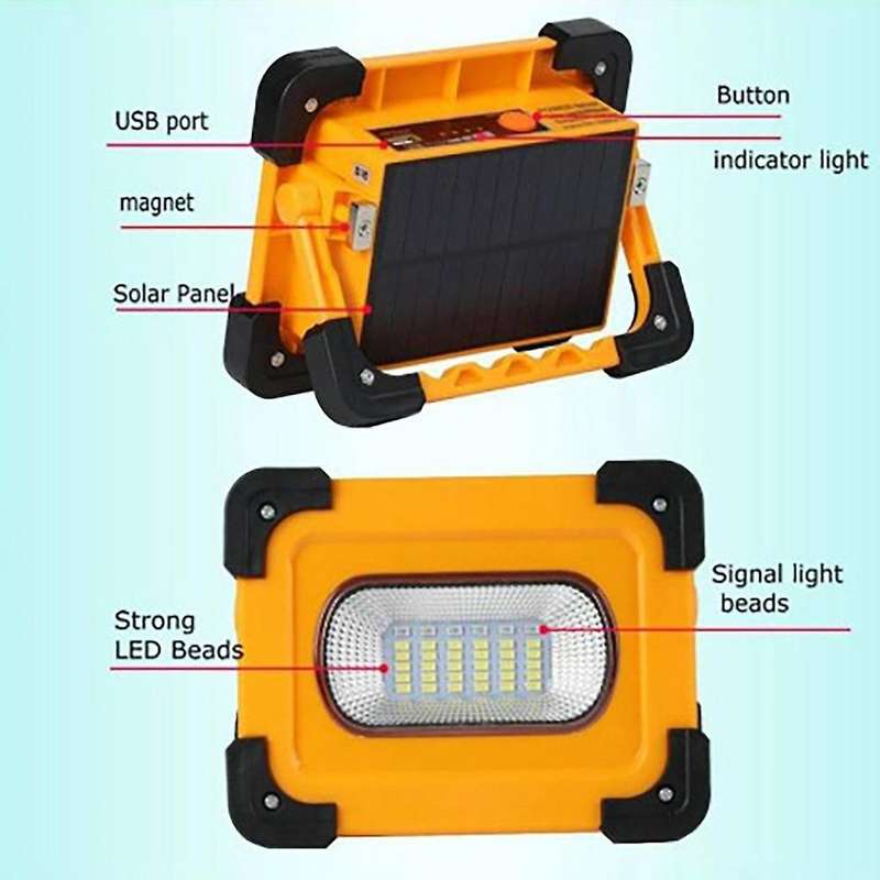 Led Solar Light for Outdoor Camping Hiking Emergency Lighting