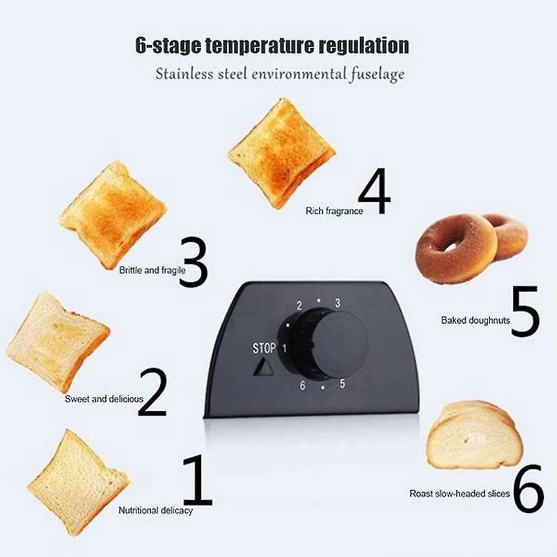 Compact Toasters,electrical Small Bread Machine for Waffles,us Plug