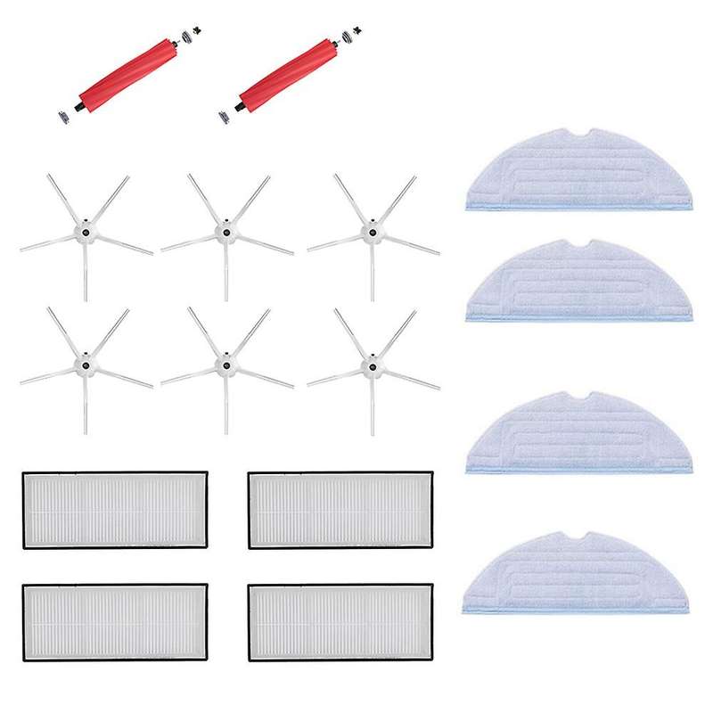 Detachable Main Brush Mop Edge Brush Filter Robot Sweeping Parts