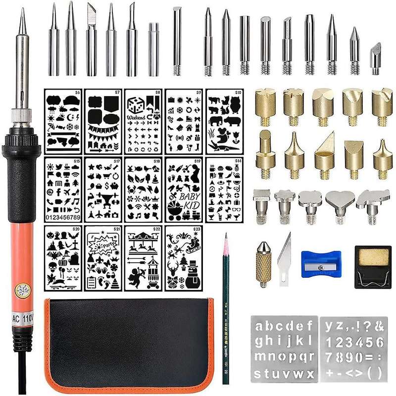 Woodburning Tool with Soldering Iron Temperature Adjustable Us Plug