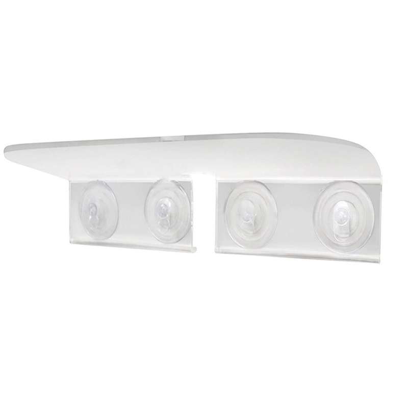 Bonsai Suction Cup Acrylic Ledge Window Shelf Bathroom Display Rack