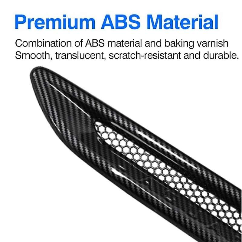For -jaguar Xel 2018 2019 Car Side Fender Air Vent Cover,carbon Fiber