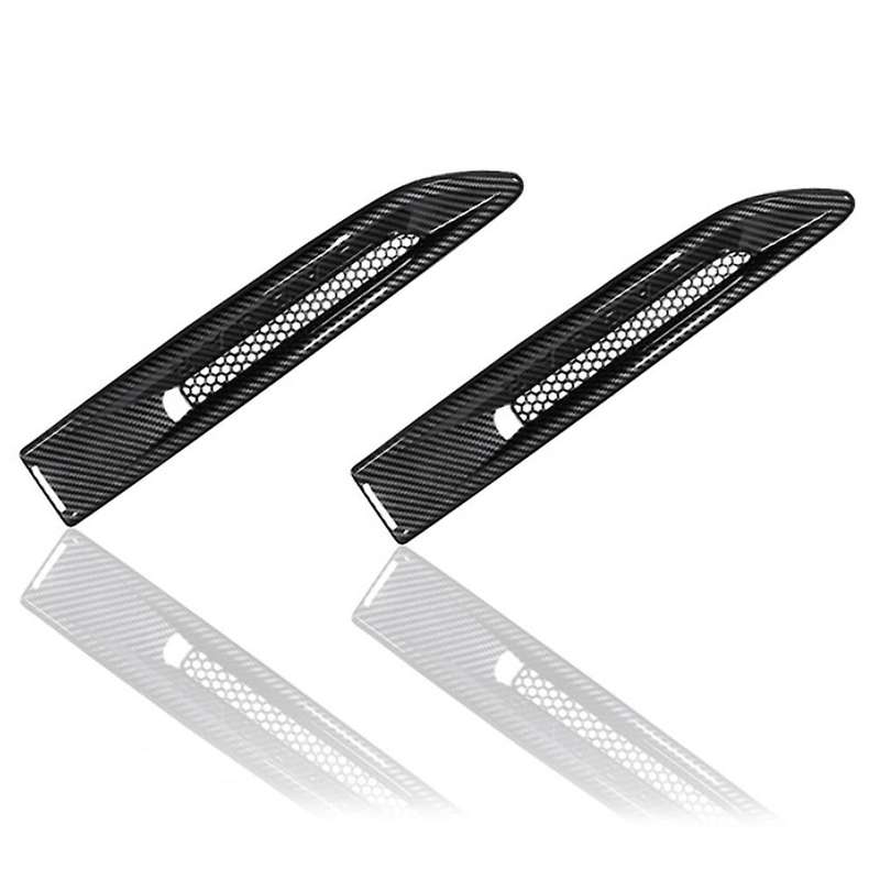 For -jaguar Xel 2018 2019 Car Side Fender Air Vent Cover,carbon Fiber