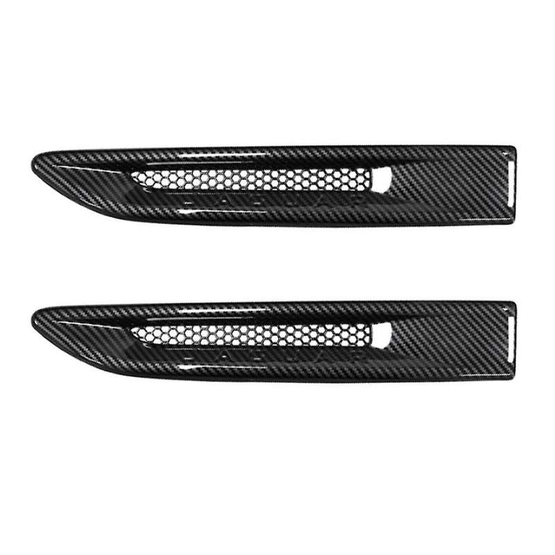 For -jaguar Xel 2018 2019 Car Side Fender Air Vent Cover,carbon Fiber