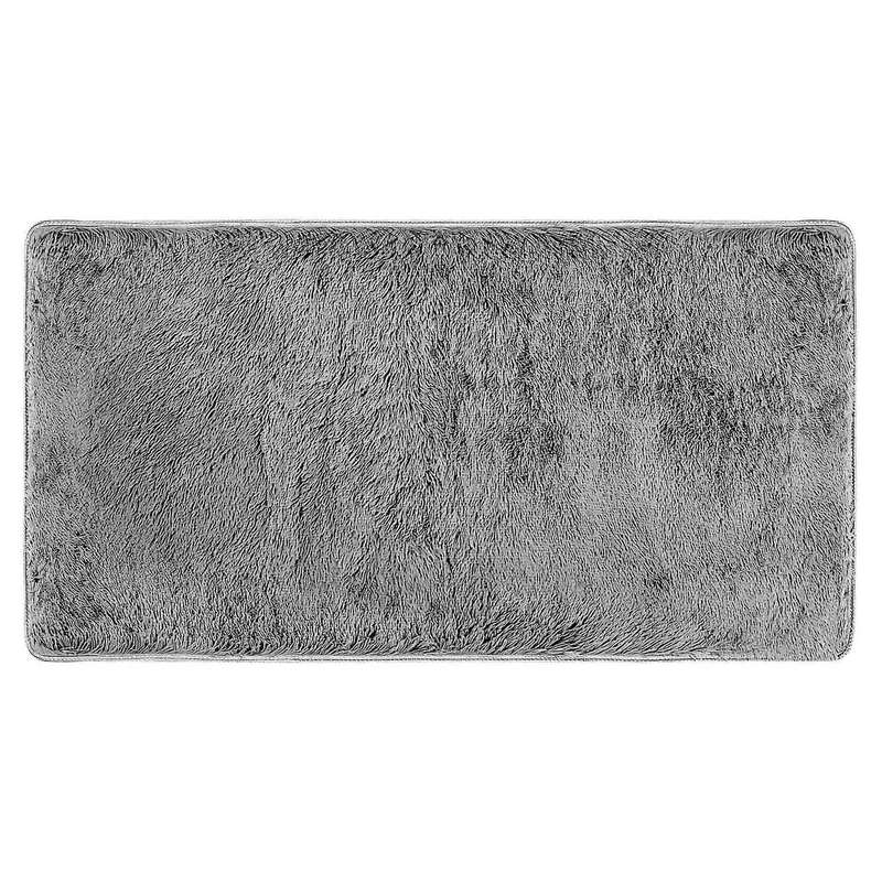 Fluffy Rugs for Bedroom,with Backing Non-slip Points(3x5 Feet,grey)