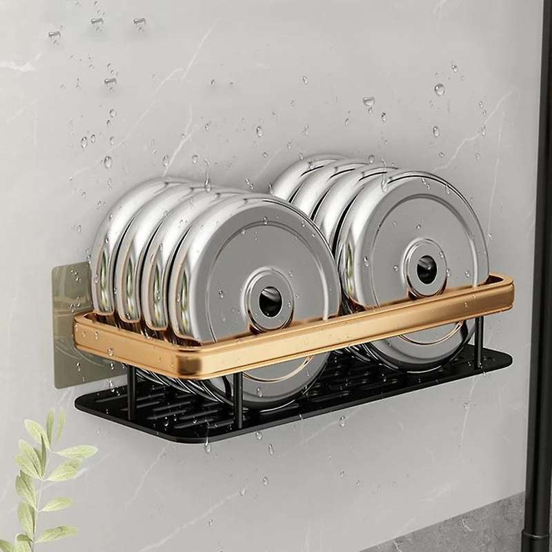 Punch-free Bathroom Shelf Shelves Shampoo Shower Storage Rack Parts