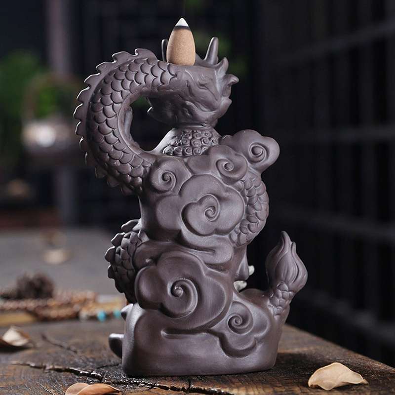 Zen Buddha Incense Burners Backflow Incense Burner Holder Home Decor