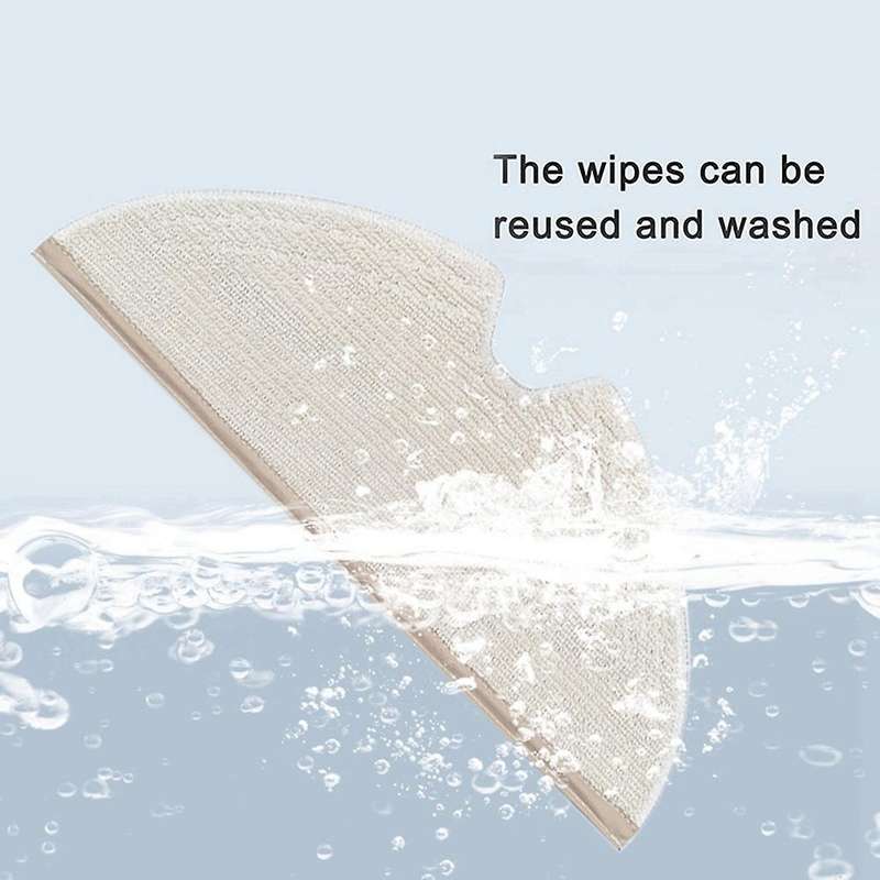 30pcs Mop Cloth Side Brush for Roborock T8/q7 Max / Max+ Robot