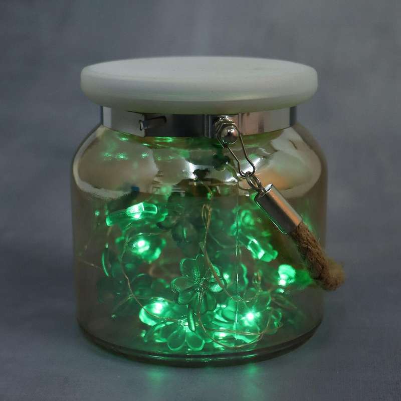 Mason Jar Lid Lights Waterproof Fairy Firefly Jar Lids Lights Green
