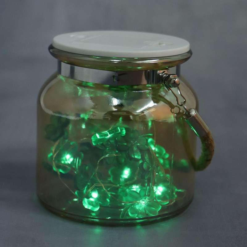 Mason Jar Lid Lights Waterproof Fairy Firefly Jar Lids Lights Green