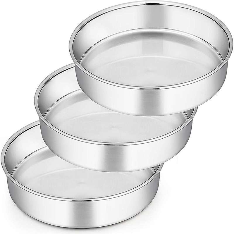 Round Cake Tin for Baking,mini Cake Bakeware Set(detachable Base)