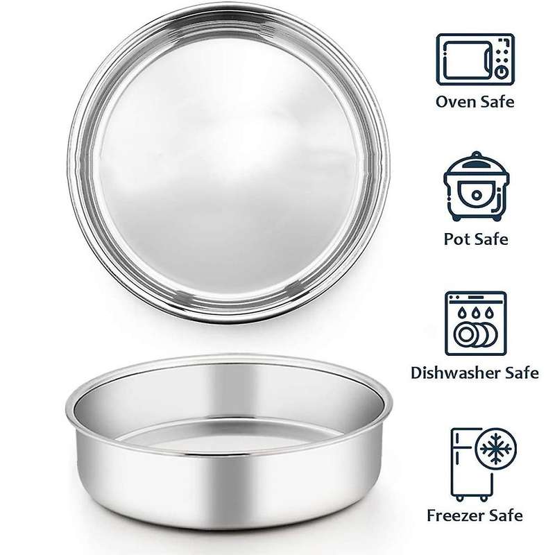 Round Cake Tin for Baking,mini Cake Bakeware Set(detachable Base)