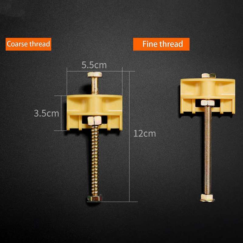 10 Pcs Portable Tiles Height Adjustable Locator with Wrench A