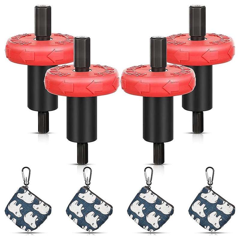 4 Pieces Engine Drill Bit Adapter Engine Adapter with 4 Storage Bag