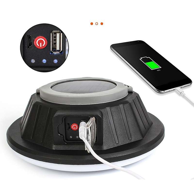 Solar Camping Light Portable Rechargeable Tent Light for Camping
