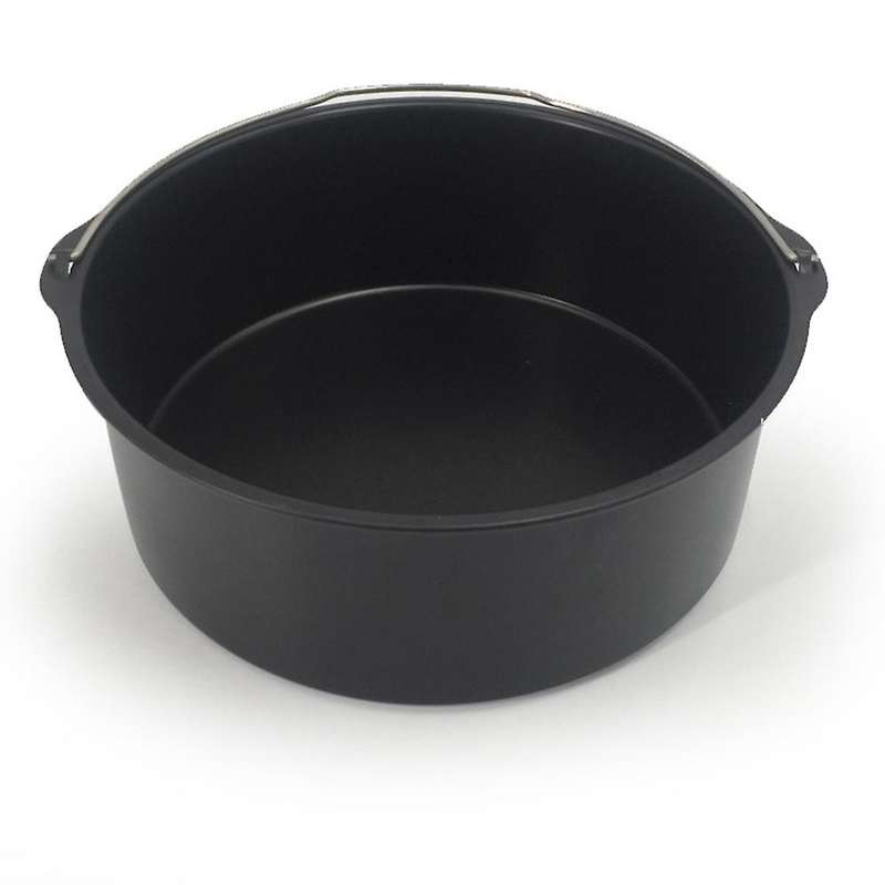 2pcs/set Universal Air Fryer Accessory Set Steel Pizza Pan Baking,c