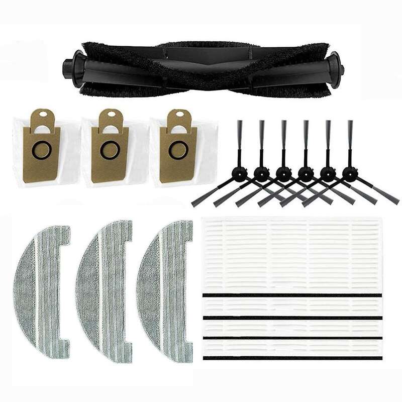 Main Brush Side Brushes Filters Mop Cloths for Proscenic M8pro