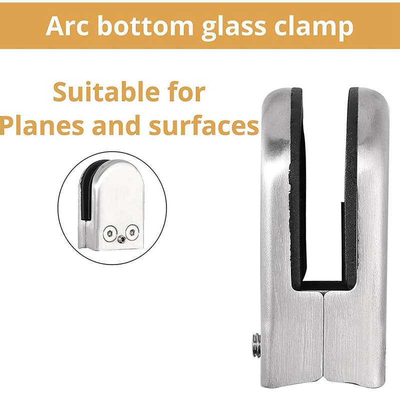 Stainless Steel Glass Clip 304 Stainless Steel Glass Clip Holder