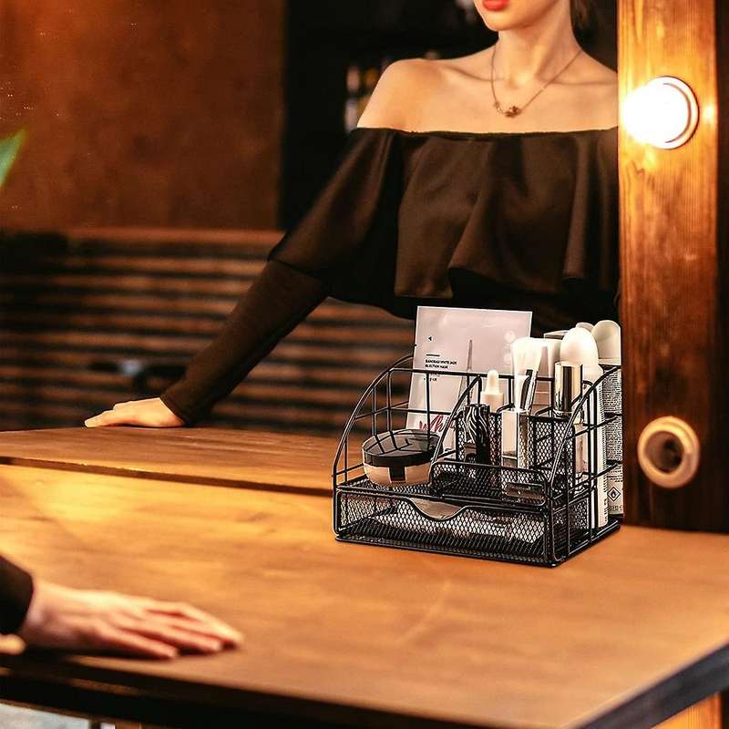 Desk Organizers for Office School Or Home Features 6 Compartments