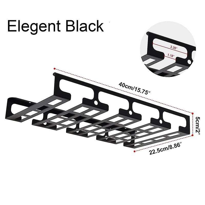 Wine Glass Rack Under Shelf,glassware Hanger for Kitchen,bar,etc