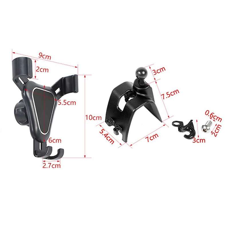 Car Mobile Phone Holder for Suzuki Jimny Jb74 Jb64 2019-2022,black