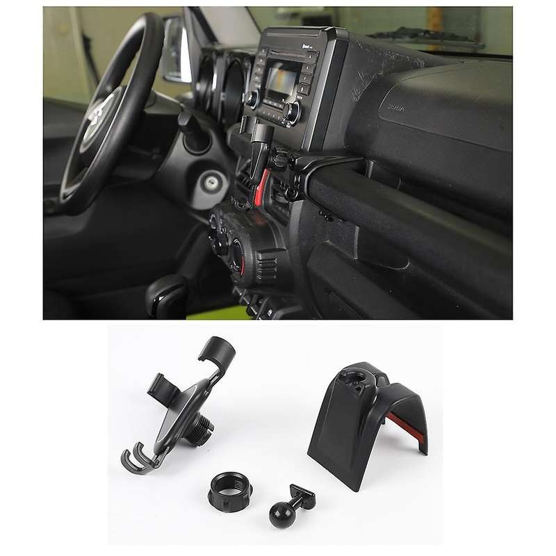 Car Mobile Phone Holder for Suzuki Jimny Jb74 Jb64 2019-2022,black